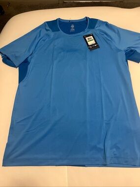 Under Armour 1383700 UA Rush Vent Men's Fitted Blue/ Large